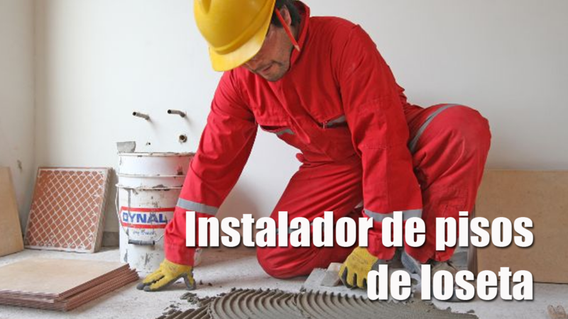 Instalador de pisos de loseta